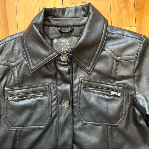 Faux Leather Jacket - Picture 2 of 4